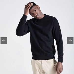 SANVT - the perfect Black Crewneck French terry Sweatshirt -
